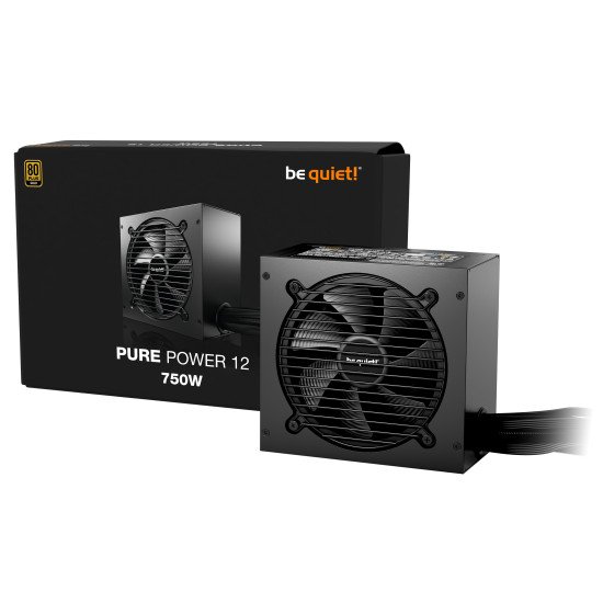 be quiet! PURE POWER 12 750W unité d'alimentation d'énergie 20+4 pin ATX ATX Noir