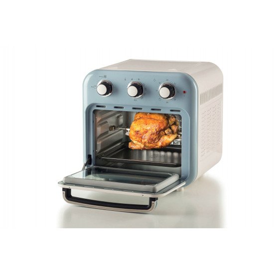 Ariete Vintage Line 4632/05 Unique 16 L Pose libre 1400 W Friteuse d'air chaud Bleu