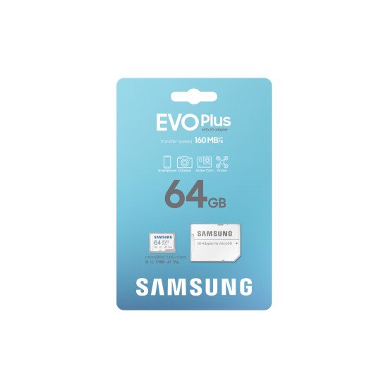 Samsung Carte MicroSD EVO Plus (2024) 64 Go