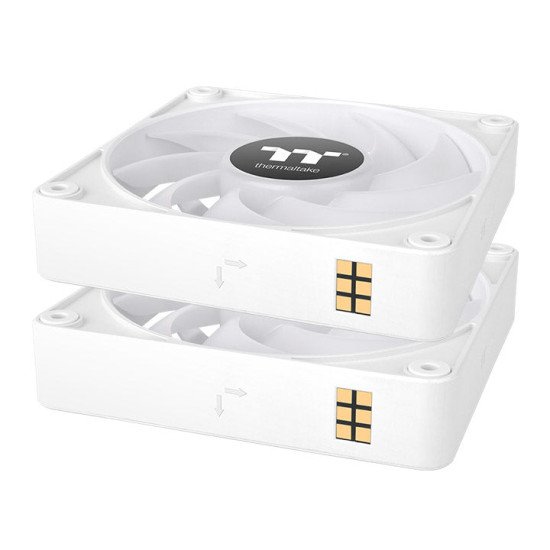 Thermaltake CL-F191-PL14SW-A système de refroidissement d'ordinateur Boitier PC Ventilateur 14 cm Blanc 3 pièce(s)