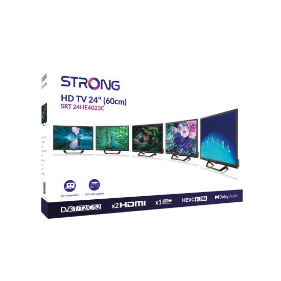 Strong SRT 24HE4023C 61 cm (24") HD Noir 180 cd/m²