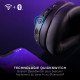 Turtle Beach Casque gaming amplifié sans fil Stealth 500 officiel pour PS5, PS4, PC, Nintendo Switch et mobile - 40 heures de batterie, Bluetooth, coussinets en mousse à mémoire de forme, microphone désactivable par basculement et préréglages d'égalisatio