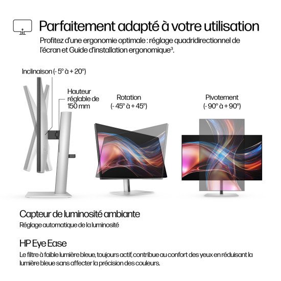 HP Series 7 Pro Écran QHD Thunderbolt 4 27 pouces - 727pu