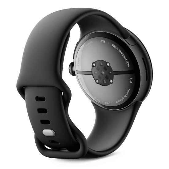 Google Pixel Watch 3 AMOLED 45 mm Numérique Écran tactile 4G Noir Wifi GPS (satellite)