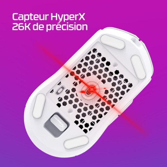 HyperX Pulsefire Haste 2 - Souris sans fil gaming (noir)