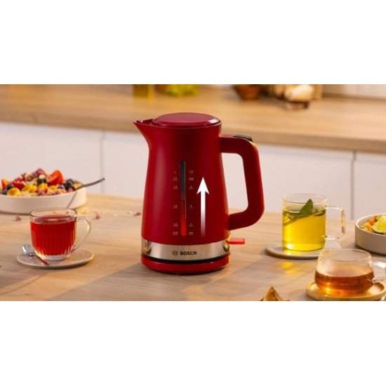 Bosch TWK4M224 bouilloire 1,7 L 2400 W Rouge