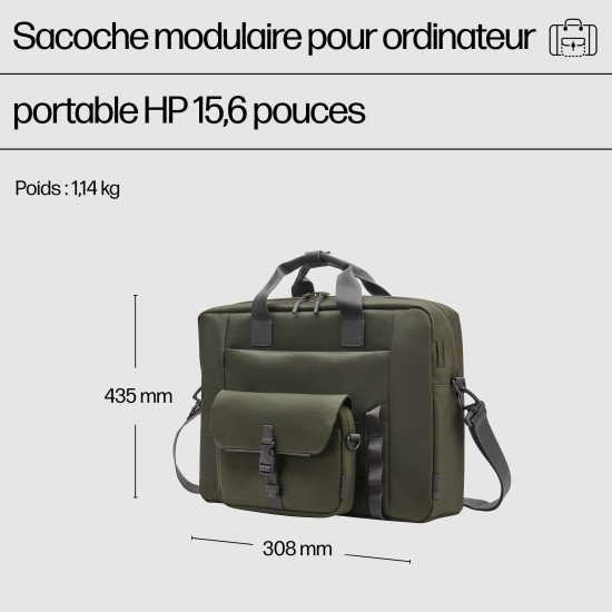 HP Sacoche modulaire pour ordinateur portable 15,6 pouces