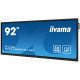 iiyama TE9218UWI-B1AG affichage de messages Écran plat interactif 2,32 m (91.5") LED Wifi 500 cd/m² 5K Ultra HD Noir Écran tactile Intégré dans le processeur Android 16/7