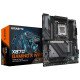 GIGABYTE X870 GAMING X WIFI7 Carte Mère - Prend en charge les processeurs AMD Ryzen 9000, 16+2+2 phases VRM, jusqu'à 8000MHz DDR5 (OC), 1xPCIe 5.0 + 3xM.2, Wi-Fi 7, LAN 2.5GbE, USB 3.2 Gen 2x2