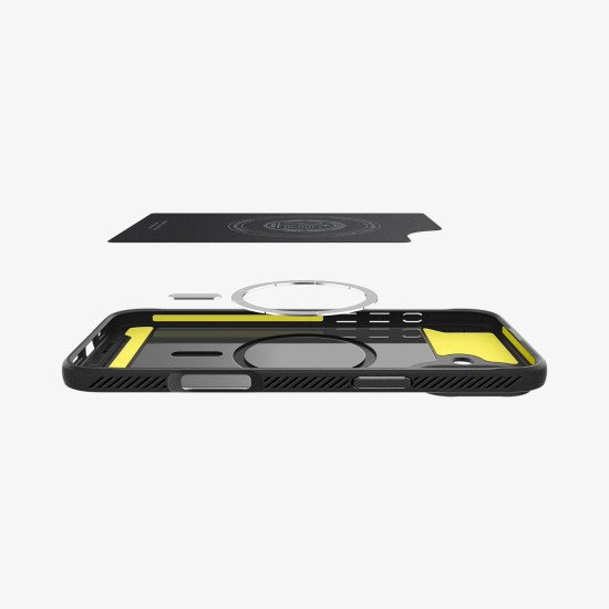 Spigen Rugged Armor (MagFit) coque de protection pour téléphones portables 17 cm (6.7") Housse Noir