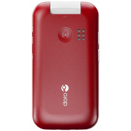 Doro 2880 124,1 g Rouge, Blanc Téléphone numérique