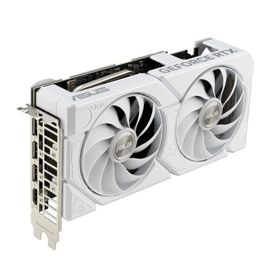 ASUS Dual -RTX4070S-O12G-EVO-WHITE NVIDIA GeForce RTX 4070 SUPER 12 Go GDDR6X