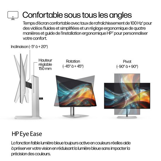 HP Écran WUXGA 24 pouces Série 7 Pro - 724pn