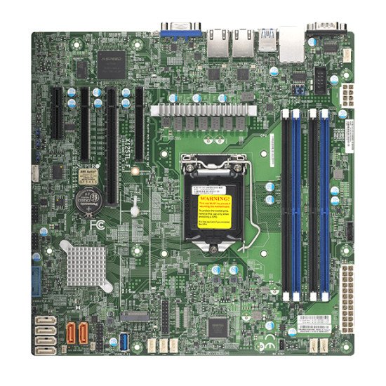 Supermicro MBD-X12STL-F-O carte mère Intel C252 LGA 1200 (Socket H5) micro ATX