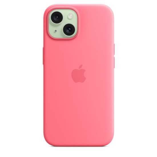 Apple Coque en silicone avec MagSafe pour iPhone 15 - Rose