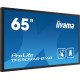 iiyama TF6539AS-B1AG affichage de messages Écran plat de signalisation numérique 163,8 cm (64.5") LED 500 cd/m² 4K Ultra HD Noir Écran tactile Intégré dans le processeur Android 24/7