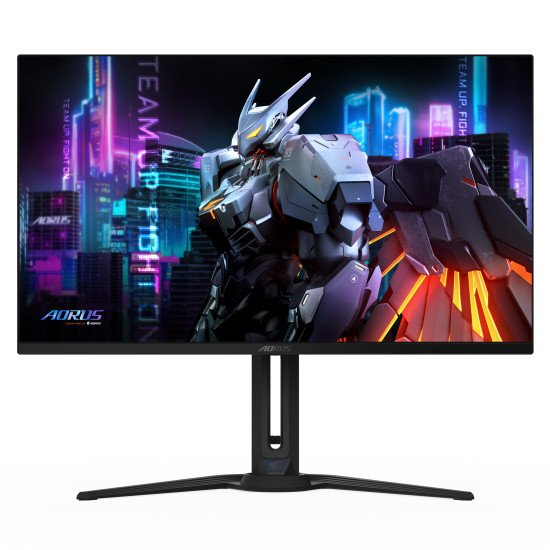 GIGABYTE Écran de jeu AORUS FO32U2 OLED de 32” - 3840 x 2160 (UHD), 240Hz, 0,03ms, KVM, 250 cd/m², FreeSync Premium Pro, DisplayHDR True Black 400, HDMI 2.1