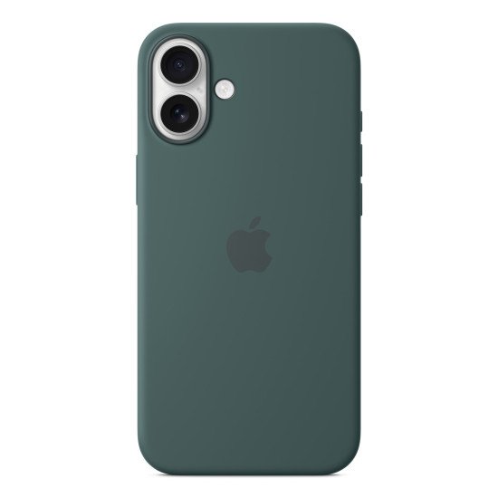 Apple Coque en silicone avec MagSafe pour iPhone 16 Plus - Vert lacustre