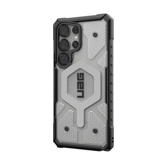 Urban Armor Gear Pathfinder Clear coque de protection pour téléphones portables 17,3 cm (6.8") Housse Noir, Argent