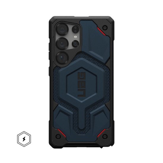 Urban Armor Gear Monarch Pro Kevlar coque de protection pour téléphones portables 17,3 cm (6.8") Housse Noir, Bleu