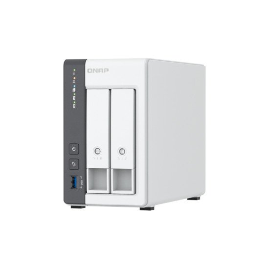 QNAP TS-216G serveur de stockage NAS Tower Cortex-A Cortex-A55 4 Go HDD Blanc