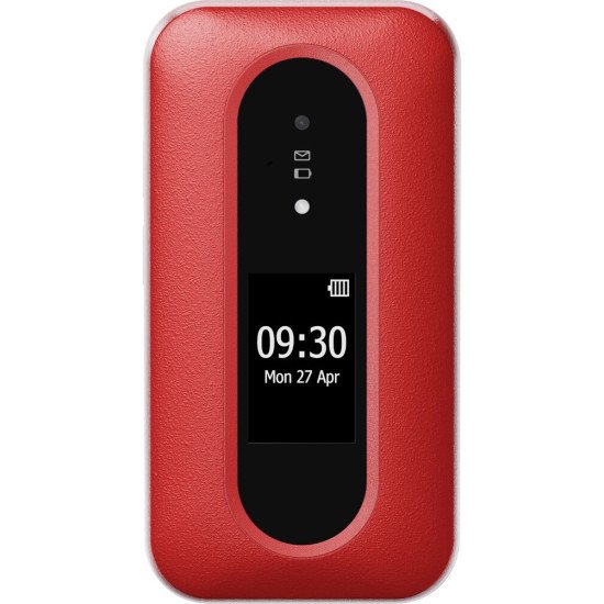 Doro Leva L30 7,11 cm (2.8") 142,7 g Rouge, Blanc Téléphone numérique