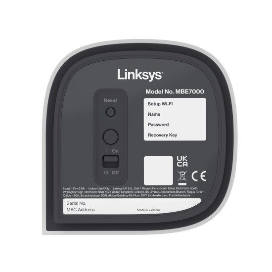 Linksys Velop Pro 7 Tri-bande (2,4 GHz / 5 GHz / 6 GHz) Wi-Fi 7 (802.11be) Blanc 4 Interne