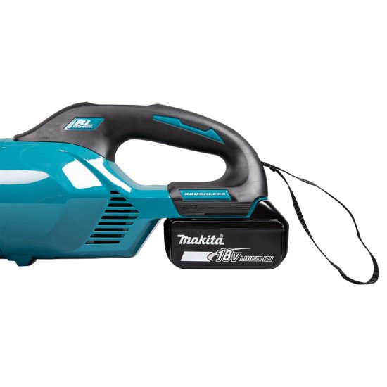 Makita DCL284FZ aspirateur de table Noir, Turquoise Sans sac