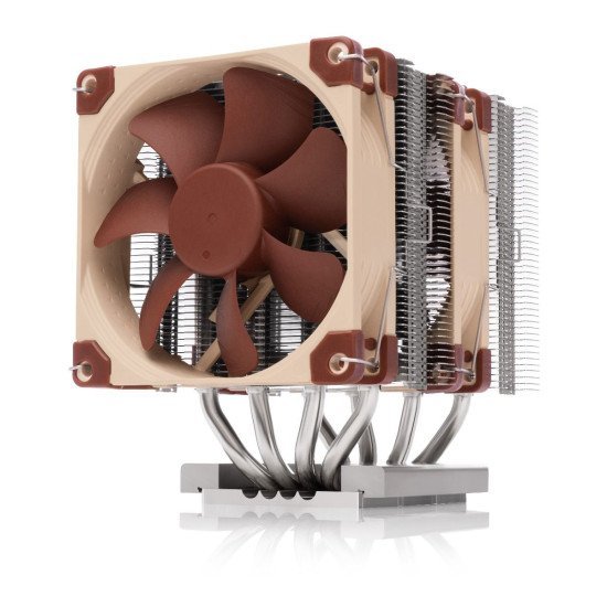 Noctua NH-D9 TR5-SP6 4U système de refroidissement d'ordinateur Processeur Refroidisseur d'air 9,2 cm Châtain clair