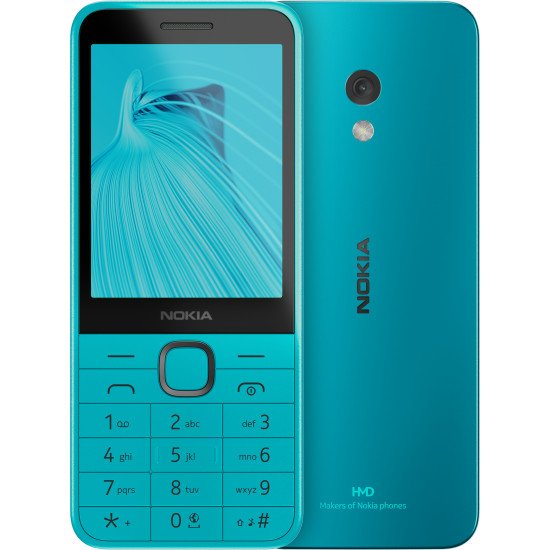 Nokia 235 4G (2024) 7,11 cm (2.8") Bleu Téléphone numérique