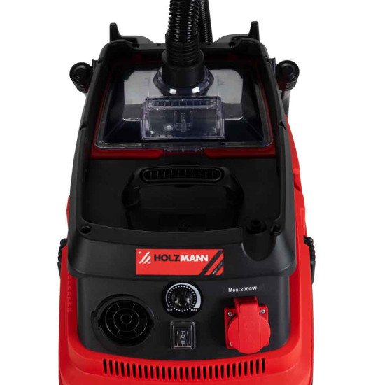 Holzmann NTS30L Aspirateur 30 L Aspiration humide et sèche Sec&humide 1600 W Sac à poussière