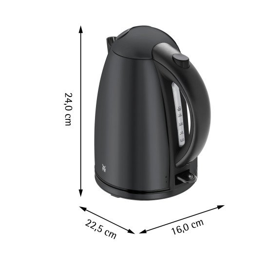 WMF Stelio 0413020072 bouilloire 1,7 L 2400 W Noir