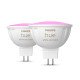 Philips Hue White and Color ambiance MR16 - Spot connecté - (pack de 2)