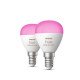 Philips Hue White and Color ambiance Sphérique - Ampoule connectée E14 - (pack de 2)