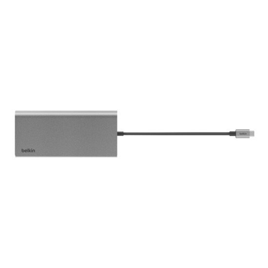 Belkin INC015BTSGY-CZ station d'accueil Avec fil USB 3.2 Gen 1 (3.1 Gen 1) Type-C Aluminium