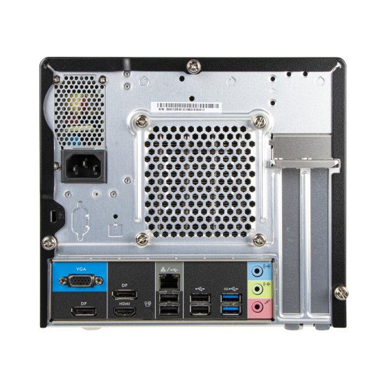 Shuttle XPC cube Barebone SH610R4 - S1700, Intel H610, 1x PCIe X16, 1x PCIe X1, 1x LAN,1x HDMI, 2x DP, 1x VGA 2x 3.5"