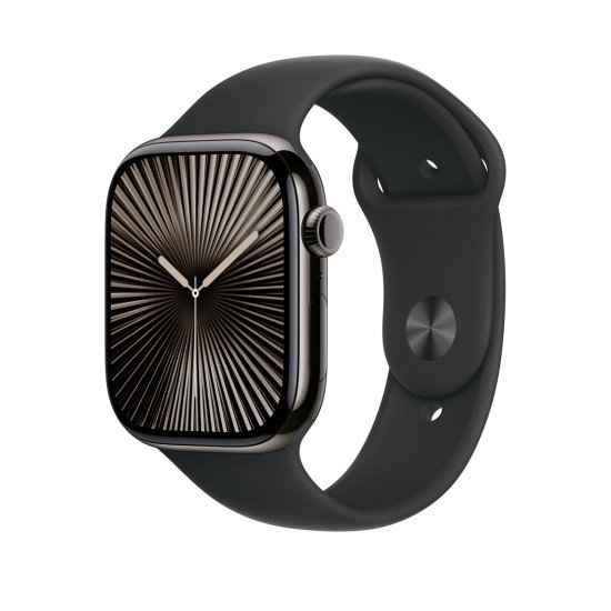 Apple MXM43ZM/A accessoire intelligent à porter sur soi Bande Noir Fluoroélastomère