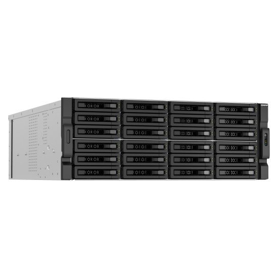 QNAP TS-h3087XU-RP-E2378-64G NAS Rack (4 U) Intel Xeon E E-2378 64 Go DDR4 480 To QuTS hero Noir, Blanc