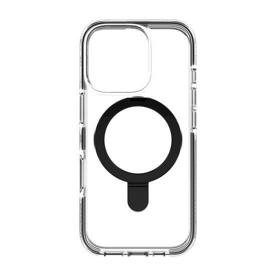 ZAGG Santa Cruz Snap coque de protection pour téléphones portables 16 cm (6.3") Housse Noir, Transparent