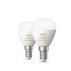 Philips Hue White ambiance Sphérique - Ampoule connectée E14 - (pack de 2)