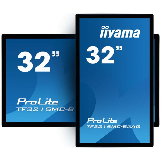 iiyama ProLite TF3215MC-B2AG écran PC 80 cm (31.5") 1920 x 1080 pixels Full HD LED Écran tactile Kiosque Noir