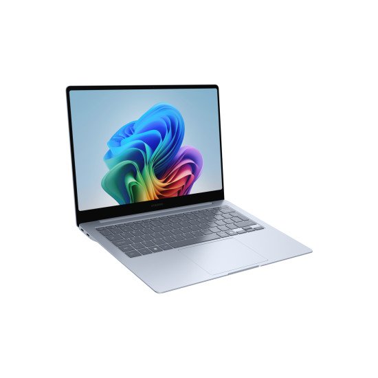 Samsung Galaxy Book4 Edge NP940XMA-KB1BE laptop Qualcomm Snapdragon X1E-80-100 Ordinateur portable 35,6 cm (14") Écran tactile WQXGA+ 16 Go LPDDR5x-SDRAM 512 Go eUFS Wi-Fi 7 (802.11be) Windows 11 Home Bleu