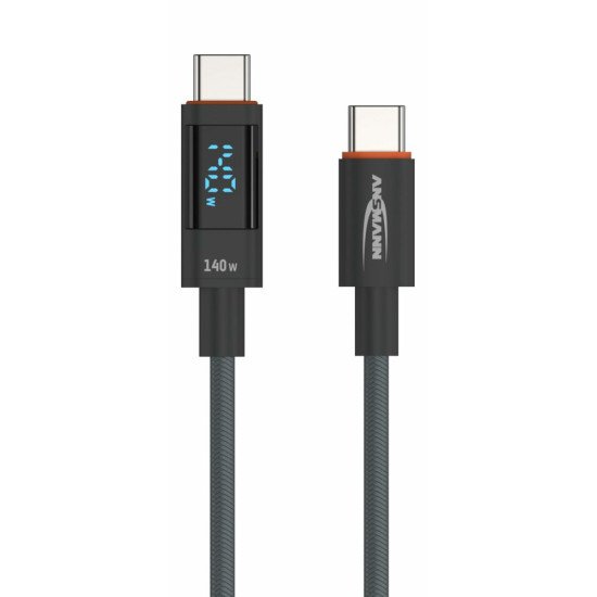 Ansmann 1700-0176 câble USB USB 2.0 1,2 m USB C Anthracite