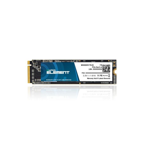 Mushkin Element 1 To M.2 PCI Express 3.0 NVMe 3D NAND