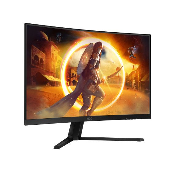 AOC G4 CQ32G4VE écran PC 81,3 cm (32") 2560 x 1440 pixels Quad HD LCD Noir, Gris