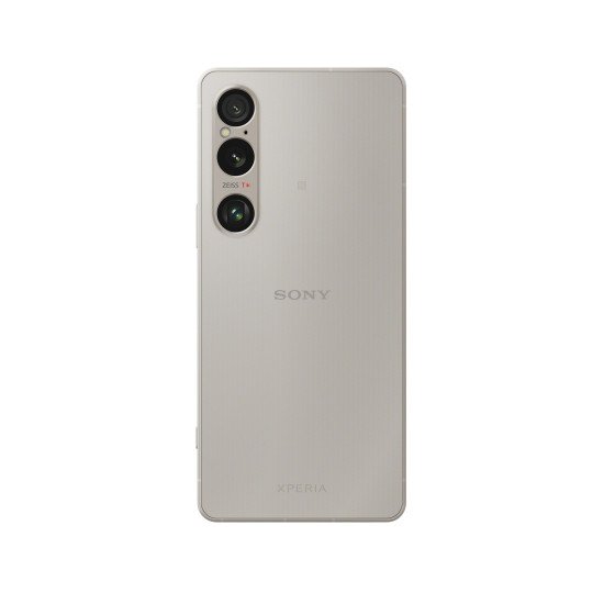 Sony Xperia 1 VI 5G 16,5 cm (6.5") Double SIM Android 14 USB Type-C 12 Go 256 Go 5000 mAh Platine, Argent