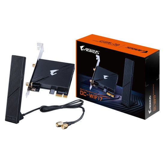 Gigabyte GC-WIFI7 carte réseau Interne WLAN / Bluetooth 5800 Mbit/s