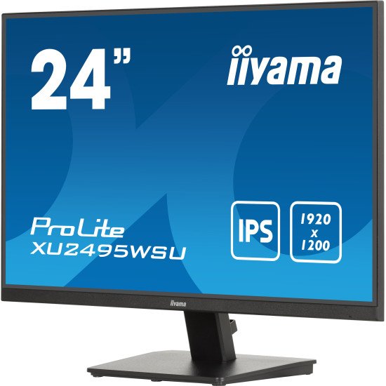 iiyama ProLite XU2495WSU-B7 écran PC 61 cm (24") 1920 x 1200 pixels 4K Ultra HD LED Noir