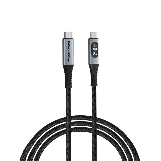 Verbatim 31849 câble USB USB4 Gen 2x2 1,2 m USB C Noir