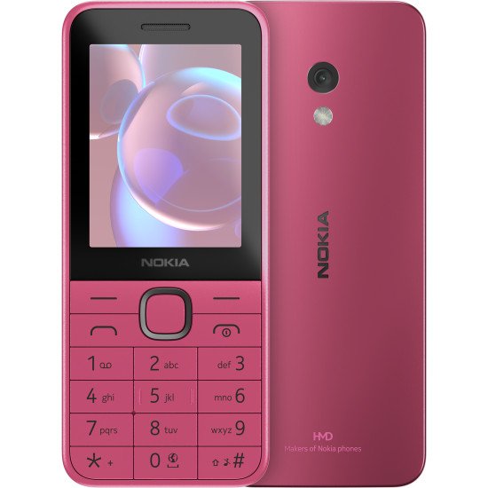 HMD Nokia 225 (2024) 6,1 cm (2.4") 91 g Rose Téléphone numérique